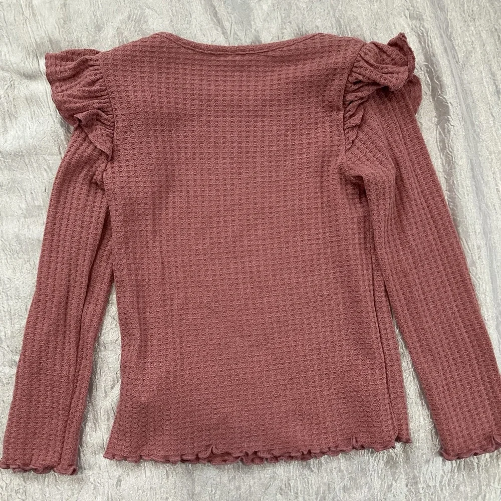 Lot Of 3 SHEIN Girls Long sleeve Shirts Size‎ 7Y Green, Pink, Tan